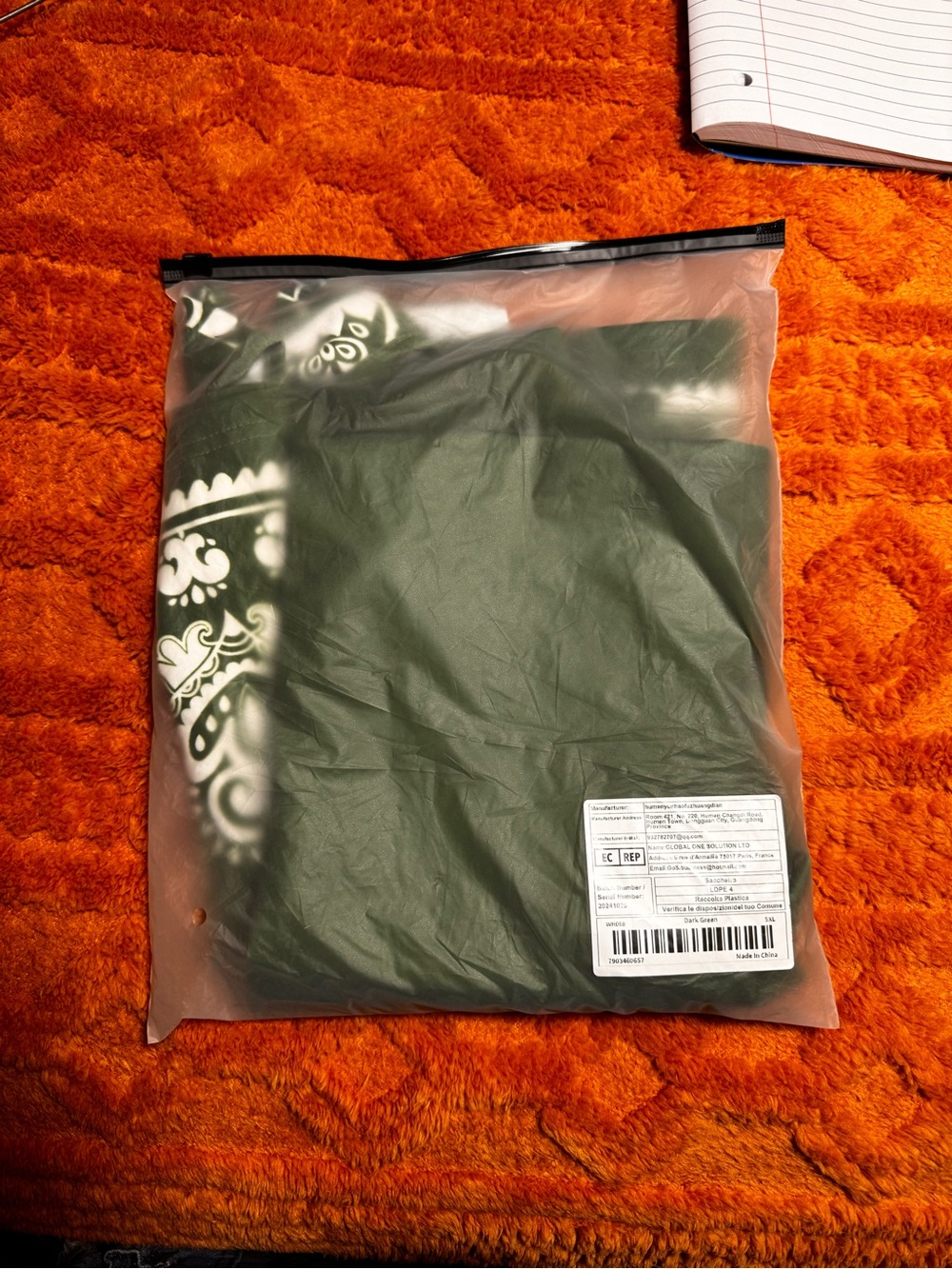 Green Bandana Print Dress